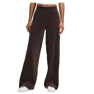 lululemon athletica Wide Leg Pants in Dark Brown